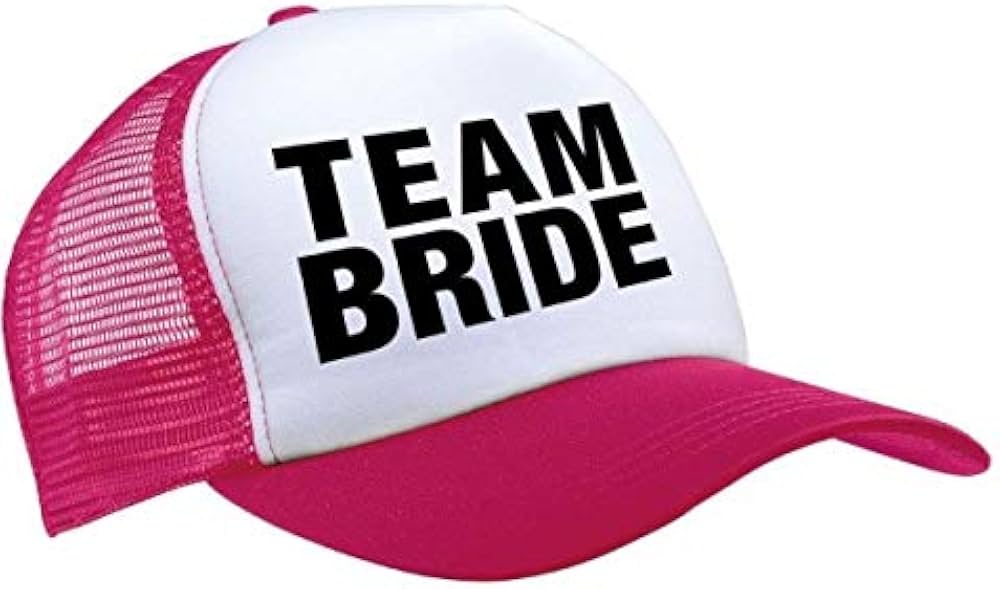 Team Bride Cap for Weddings, Bachelorette Parties & Bridal Shower