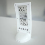 Transparent Screen Digital Clock Transparent Display Desk Digital Alarm Clock 1 pc