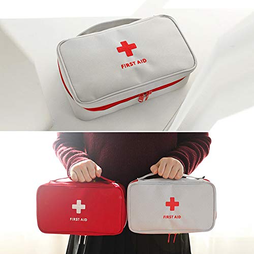 ZYOZ First Aid Bag - First Aid Kit Bag Empty For Home Outdoor Travel Camping Hiking, Mini Empty Medical Storage Bag Portable Pouch Secondary image