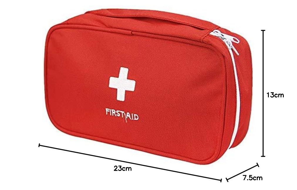 First Aid Bag - First Aid Kit Bag Empty For Home Outdoor Travel Camping Hiking, Mini Empty Medical Storage Bag Portable Pouch