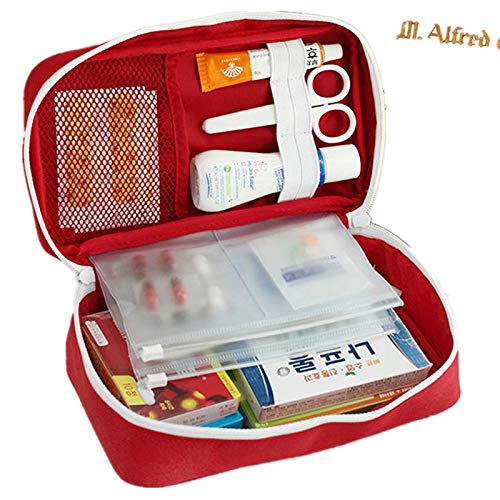 ZYOZ First Aid Bag - First Aid Kit Bag Empty For Home Outdoor Travel Camping Hiking, Mini Empty Medical Storage Bag Portable Pouch Main image