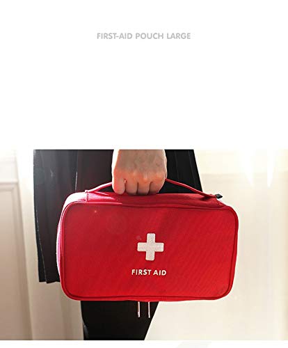 First Aid Bag - First Aid Kit Bag Empty For Home Outdoor Travel Camping Hiking, Mini Empty Medical Storage Bag Portable Pouch