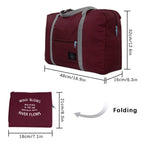 Waterproof Lightweight Carry-on Nylon Foldable Travel Duffle Bag, RANDOM colour