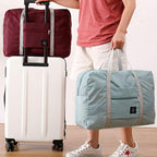 Waterproof Lightweight Carry-on Nylon Foldable Travel Duffle Bag, RANDOM colour
