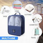 Shoe Bag,Mossio Large Waterproof Shoe Organizer with Zipper for Men & Women