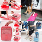Shoe Bag,Mossio Large Waterproof Shoe Organizer with Zipper for Men & Women