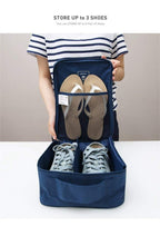 Shoe Bag,Mossio Large Waterproof Shoe Organizer with Zipper for Men & Women