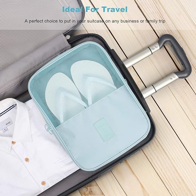 Shoe Bag,Mossio Large Waterproof Shoe Organizer with Zipper for Men & Women Secondary image