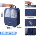 Shoe Bag,Mossio Large Waterproof Shoe Organizer with Zipper for Men & Women