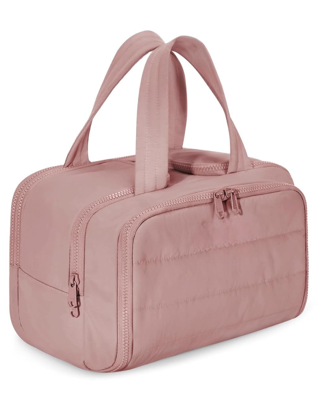 ZYOZ 4 in 1 Toiletry Bag Multi Functional Toiletry Bag for Women, Large Capacity Travel Toiletry Bag, Multi-Compartment Makeup Organiser with Elastic Brush Holders, Wide-Mouth Design Main image