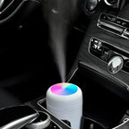 Ultrasonic Cool‑Mist Aroma Diffuser | Quiet Humidifier with LED Mood Lights | Aromatherapy Air Freshener for Home, Car, Office, Spa & Yoga | Calming Mist & Glow (H2O Humidifier)