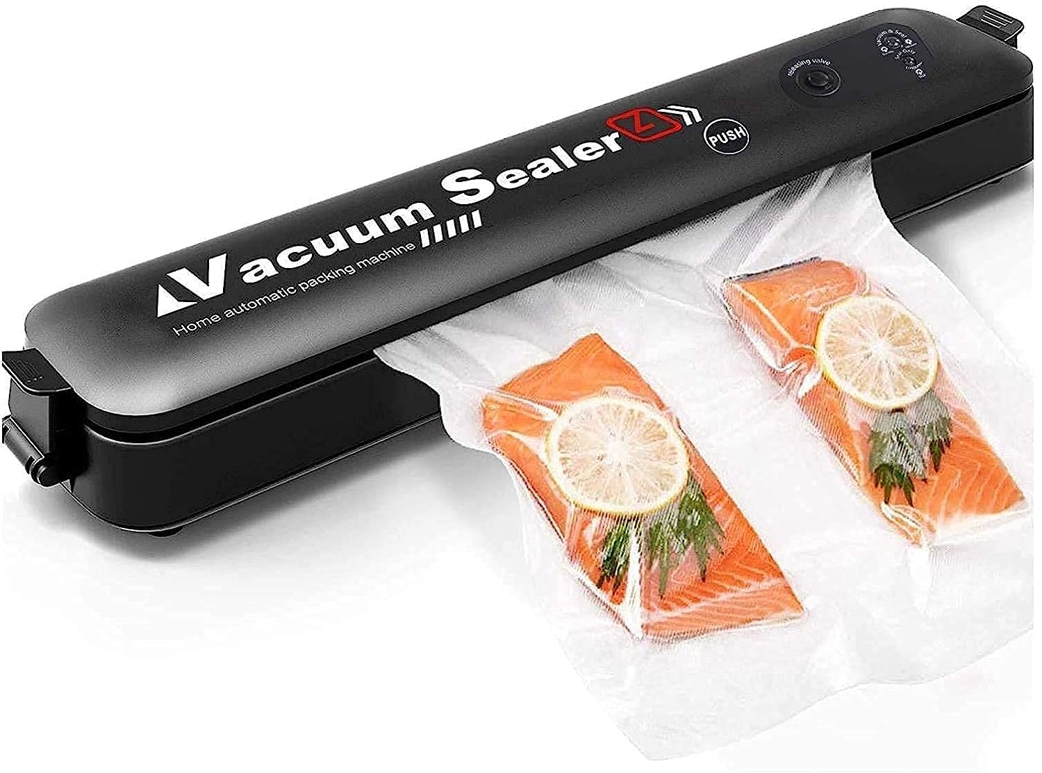 ZYOZ Vacuum Sealer Machine, Automatic Fresh Food-Sealer, Vacuum Packing Machine For Fruits, Meat Preservation With Dry & Moist Sealing Modes With LED Main image