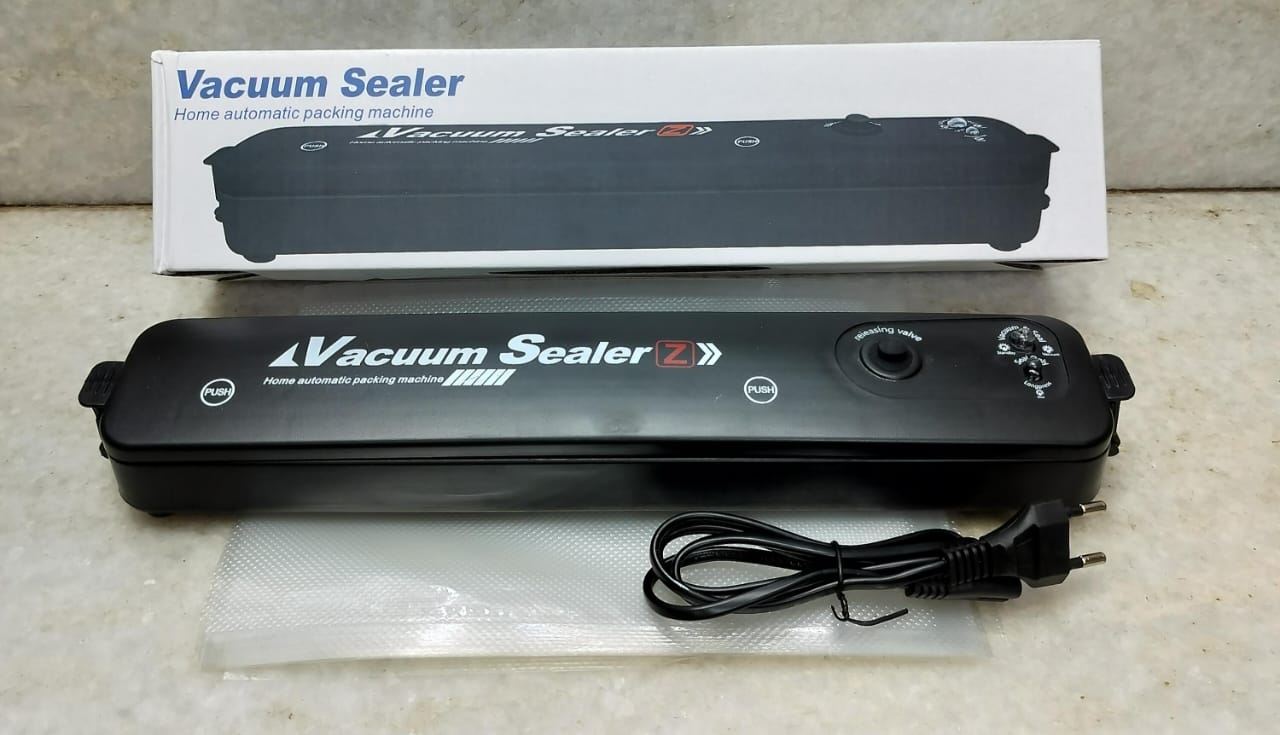 ZYOZ Vacuum Sealer Machine, Automatic Fresh Food-Sealer, Vacuum Packing Machine For Fruits, Meat Preservation With Dry & Moist Sealing Modes With LED Secondary image