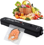Vacuum Sealer Machine, Automatic Fresh Food-Sealer, Vacuum Packing Machine For Fruits, Meat Preservation With Dry & Moist Sealing Modes With LED
