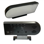 Digital Alarm Clock with 7-Color Changing LED Light, W601 Real-Time Temperature, Calendar Display & Snooze Function 1 pc