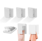 Self Adhesive Wall Clips Hanging Tapestry Hangers for Wall No Drilling Towel Rack Hooks Posters Pictures Binders Spring Clips Sticky for Bathroom Kitchen Home (pack of 6)