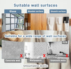 Self Adhesive Wall Clips Hanging Tapestry Hangers for Wall No Drilling Towel Rack Hooks Posters Pictures Binders Spring Clips Sticky for Bathroom Kitchen Home (pack of 6)