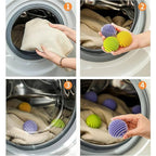 Washing Machine Laundry Dryer Balls | Anti-Entanglement | Reduce Wrinkles from Laundry | Lint Remover Cleaning Balls Reusable | Pack of 4