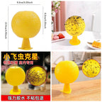 Sticky Trap Ball with Built-In UV Light Catcher | Indoor Insect & Mosquito Catcher for Home, Kitchen, and Office