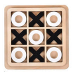 Classic Wooden Tic Tac Toe Game – Engaging XOXO Board Game for Kids & Adults, Fun Brain-Boosting Tabletop Toy, Perfect for Family Game Nights & Birthday Return Gifts (Ages 5-12)