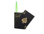 ZYOZ Ace of Spades Butane Lighter – Stylish Windproof & Refillable Metal Flame Lighter | Waterproof FlashCard Design for Smoking, Camping