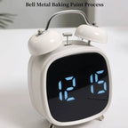 Multi-Function LED Digital Alarm Clock – Dual Alarm 4-Inch Screen, USB & Battery Operated Silent Desk Clock for Bedroom & Office Random 1pc
