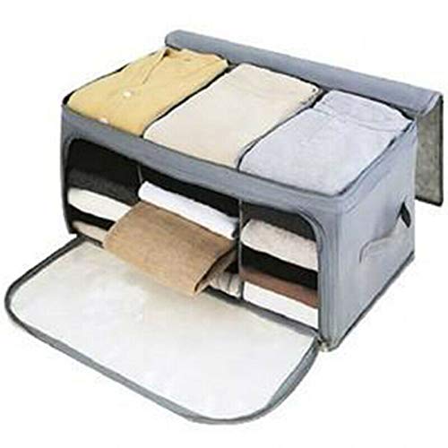 ZYOZ New Collapsible Bamboo Charcoal Organizer Bag Clothes Sweater Closet Storage Box Main image