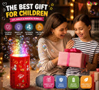 Bubble Maker Machine with Light & Music - 1 Bubble Solution Bottle - for Indoor Outdoor Birthday Party