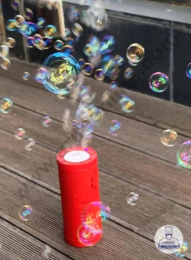 Bubble Maker Machine with Light & Music - 1 Bubble Solution Bottle - for Indoor Outdoor Birthday Party