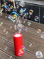 Bubble Maker Machine with Light & Music - 1 Bubble Solution Bottle - for Indoor Outdoor Birthday Party