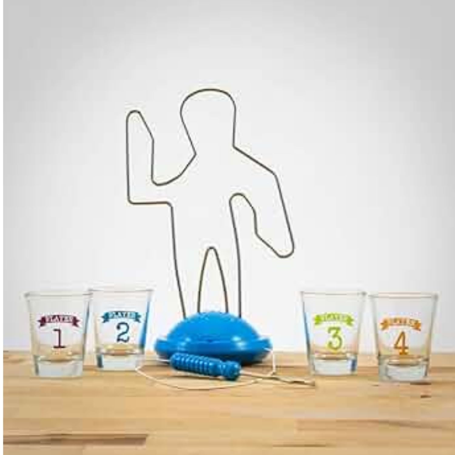 Buzz Wire Drinking Challenge with Shot Glasses | Fun Skill-Based Tabletop Activity for All Occasions, Bachelor & Hen Events