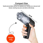 ZYOZ Car Vacuum Cleaner Cordless with Blower | Portable Mini Vacuum Cleaner for Car Use | Handheld Vacuum Cleaner for Dust | Wireless Powerful Car Vacuum Cleaner