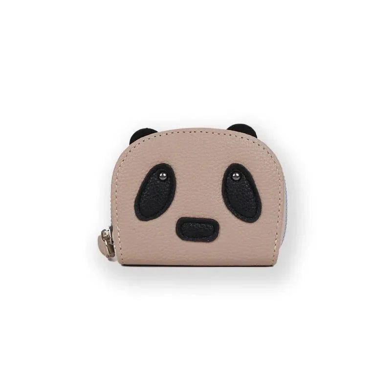 ZYOZ Leather Panda Card Holder Wallet with Gold Zipper, For Office Secondary image
