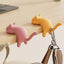ZYOZ Cute Cat Desk Edge Hooks No-Drill Tabletop Clip Hanger and Bag Hook Adorable Desktop Organiser for Handbags Headphones and Keys Portable Office and Home Accessory (set of 4)