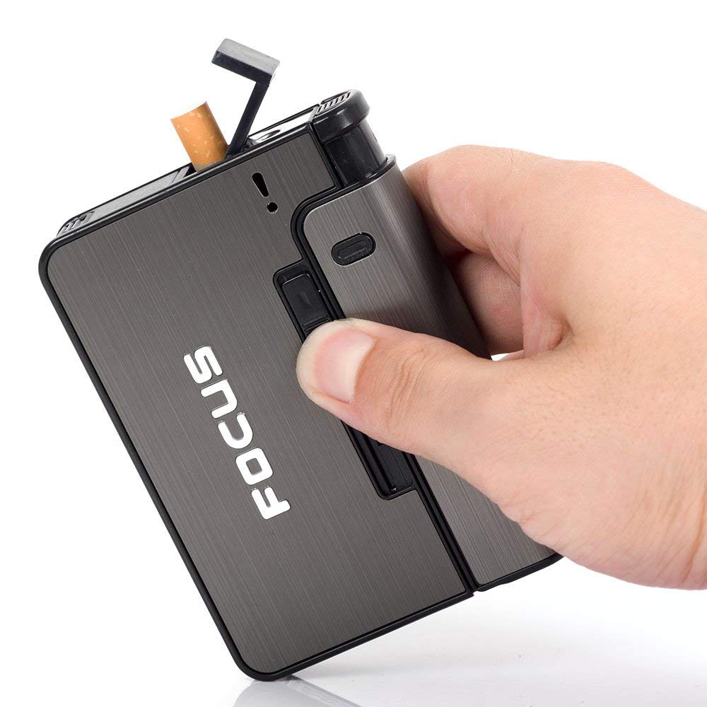 ZYOZ  Smart Automatic Cigarette Case With Inbuilt Refillable Lighter