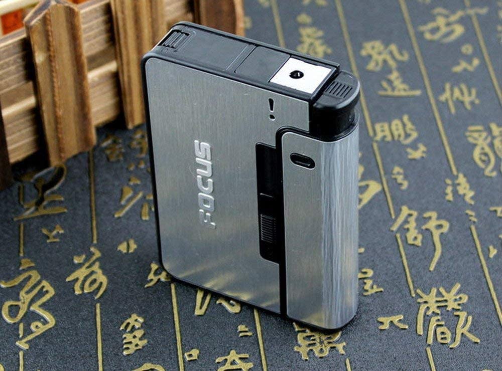 ZYOZ  Smart Automatic Cigarette Case With Inbuilt Refillable Lighter