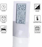 Transparent Screen Digital Clock Transparent Display Desk Digital Alarm Clock 1 pc