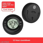 Waterproof Tire Shape Electronic Digital Alarm Clock Timer with Fridge Magnet random colour