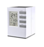 Table Desk Pen Holder Digital Clock for Home and Office Decor, Digital Clock for Study Room