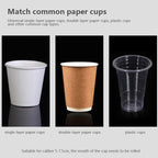 ZYOZ Self Adhesive Paper Cup Glass Dispenser Holder, Wall Mounted Plastic Drinking Water Cup Dispenser, Glass Dispenser Holder, Disposable Cup Holder Organizer