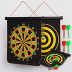 14 Inch Magnetic Dart Board Game – Double Sided Dartboard with Safe Magnetic Darts, Indoor Outdoor Family & Office Game for Boys & Girls, Fun Party Play, Diwali Gift