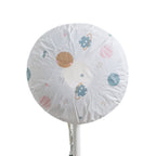 Standing Round Fan Dust Cover Safety Shield PEVA Fan Protector Washable Foldable Dustproof, Household Waterproof Dust Cover, Electric Fan Cover, Round Shape (45CM, Pattern May Vary)