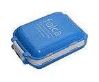 Plastic Rectangular Medicine Box Mini Vitamin Pill Tablet Case Organizer