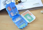 Plastic Rectangular Medicine Box Mini Vitamin Pill Tablet Case Organizer