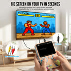 Handheld Gaming Console for Kids 500 Games in 1 Video Game for TV Rechargeable Battery AV Output Classic Video Games for Kids & Adults