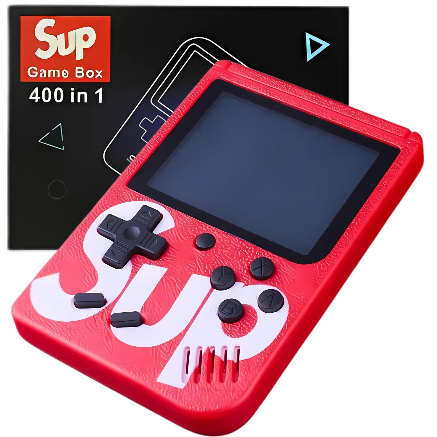 Game Box 400 in 1 - Video Game for Kids - Handheld Gaming Console - USB Rechargeable - Retro Game Box for Kids Age 8-10 - Return Gifts with TV Output