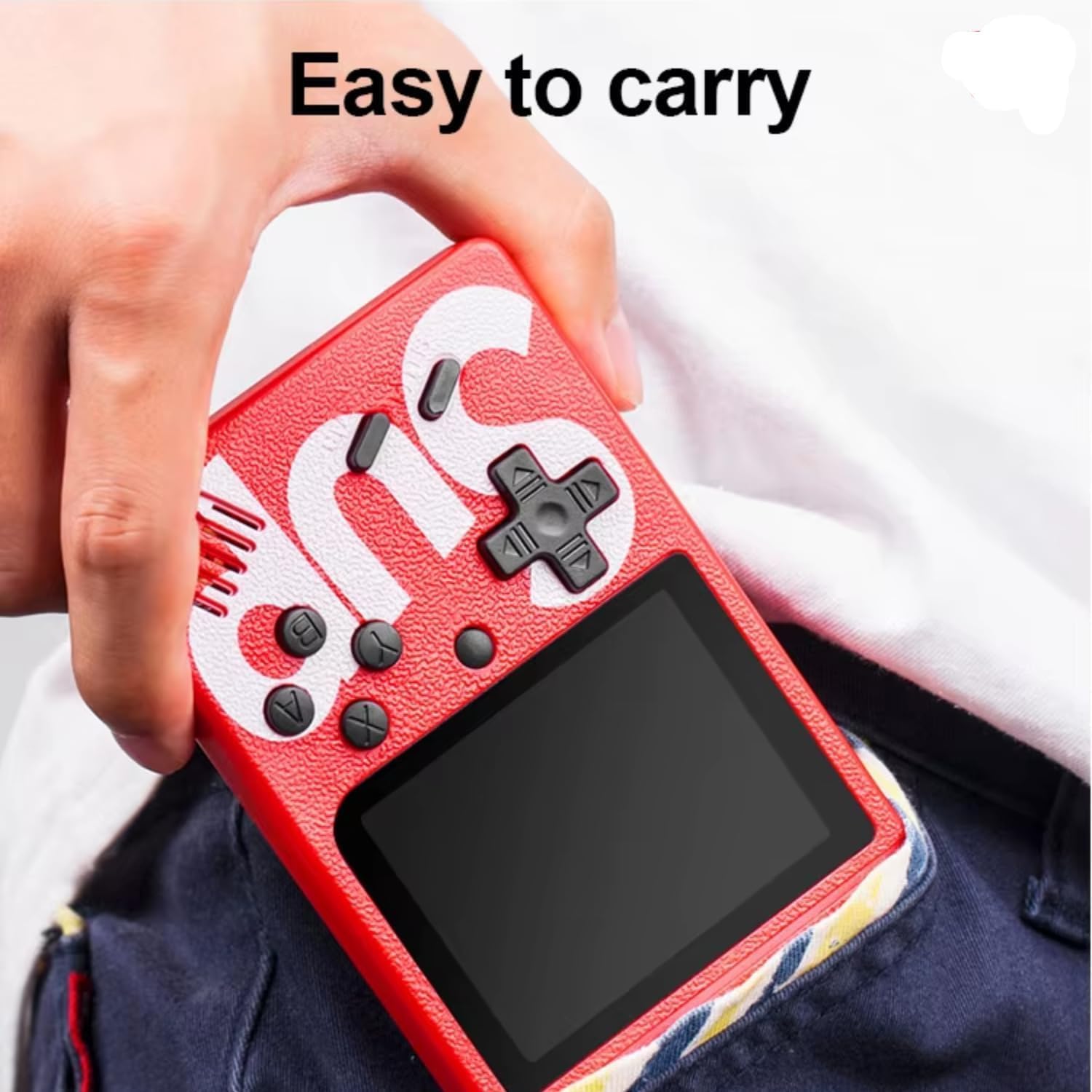 Game Box 400 in 1 - Video Game for Kids - Handheld Gaming Console - USB Rechargeable - Retro Game Box for Kids Age 8-10 - Return Gifts with TV Output