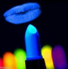ZYOZ Party Glow Neon Paint Glow in the Dark Face, Body, Blacklight Lipstick 1pc