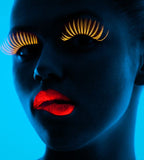 ZYOZ Party Glow Neon Paint Glow in the Dark Face, Body, Blacklight Lipstick 1pc