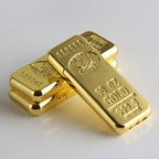 Gold Bar Lighter – 10 oz Bullion-Style Gold-Tone Pocket Lighter